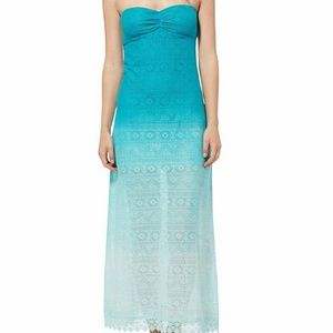 NEW Roxy Crochet Ombré Maxi Dress
